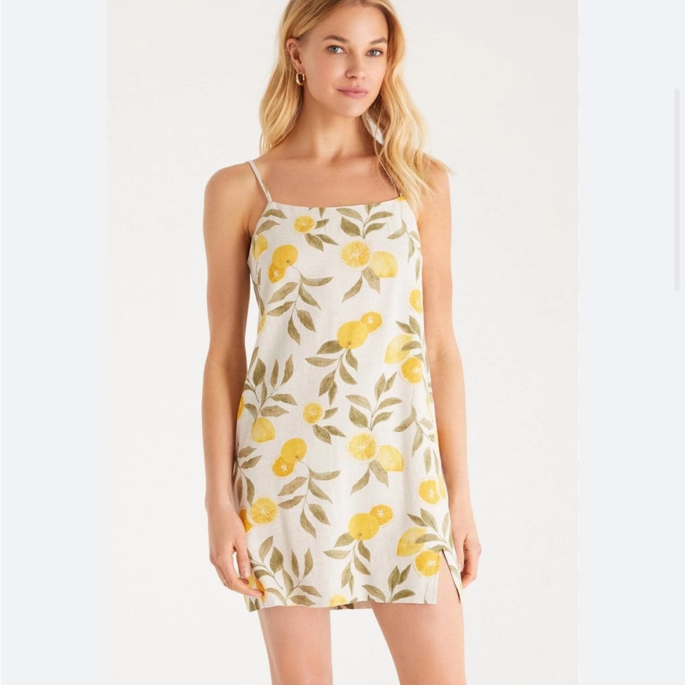 Z supply raelyn citrus mini dress